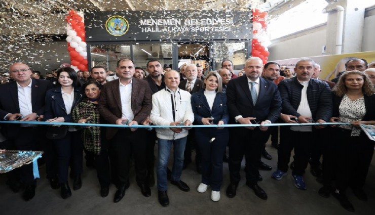 Menemen’de miting gibi açılış