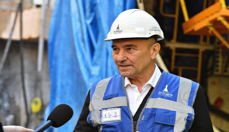 Soyer’den yerin 36 metre altında Buca Metrosu ziyareti