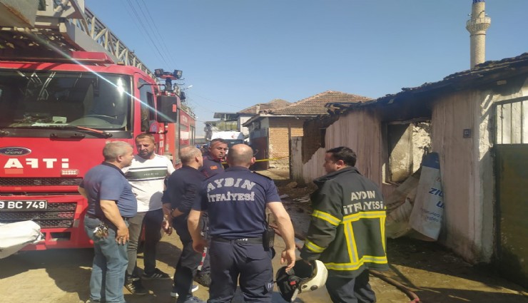 Aydın'da bir evde çıkan yangında 1 kişi hayatını kaybetti