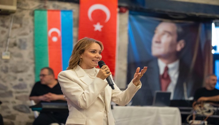 Azerbaycan Kadınları baharı Başkan Mutlu’yla karşıladı