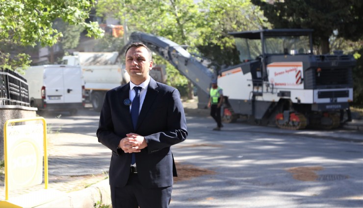 Başkan Eşki, haftaya asfalt çalışmasıyla başladı