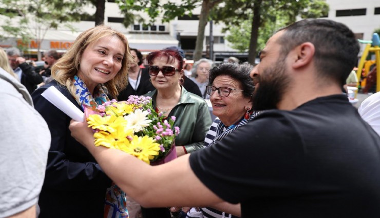Göztepe sakinlerinden Başkan Mutlu’ya sevgi seli