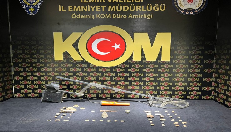 İzmir'de tarihi eser kaçakçısı yakalandı