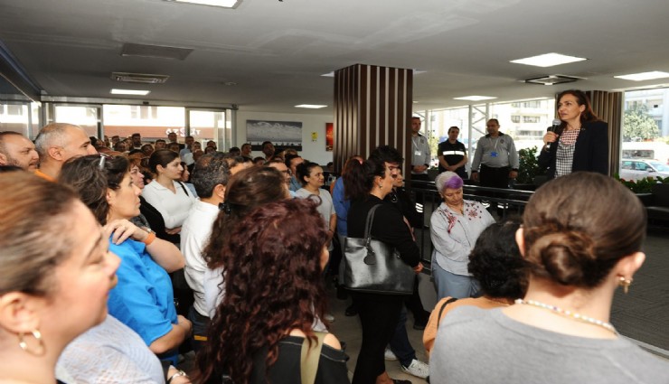 Karşıyaka Belediye Başkanı Ünsal’dan personel buluşması