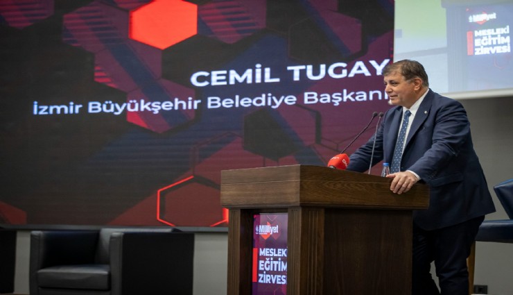 Başkan Tugay Mesleki Eğitim Zirvesi'ne katıldı