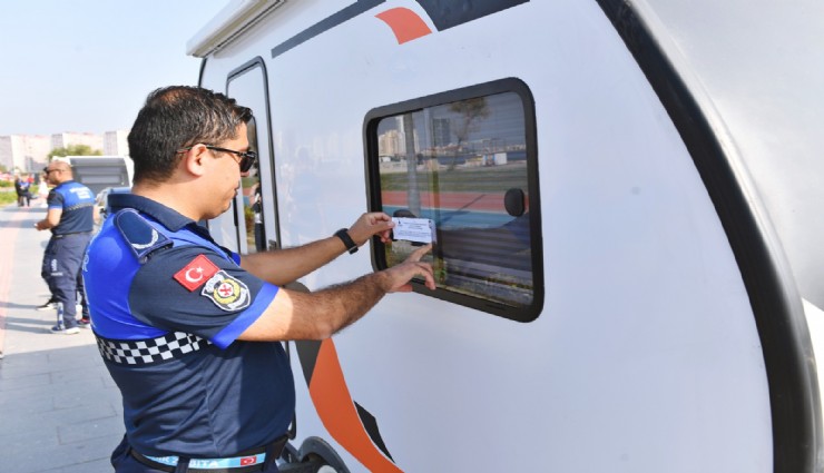 İzmir Büyükşehir Belediyesi'nden karavan işgaline önlem