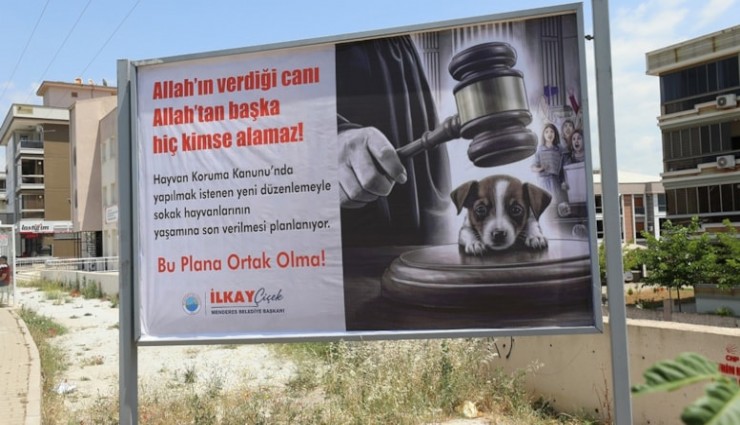 İzmir'de 'İtlaf' hazırlığına billboardlu tepki