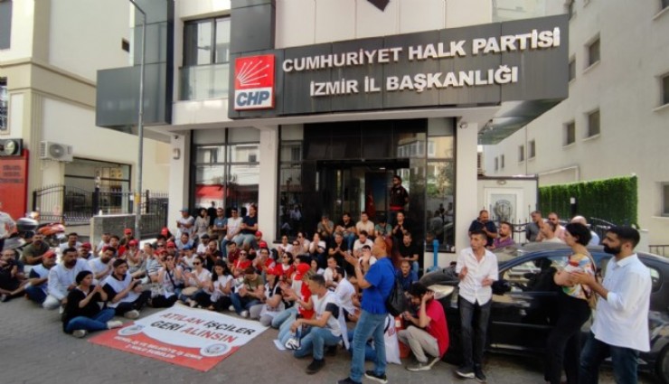 Büyükşehir'den atılan işçilerin hak arayışı CHP'de devam etti: 