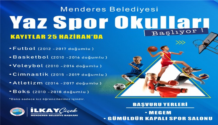 Menderes’te spor ve dans zamanı