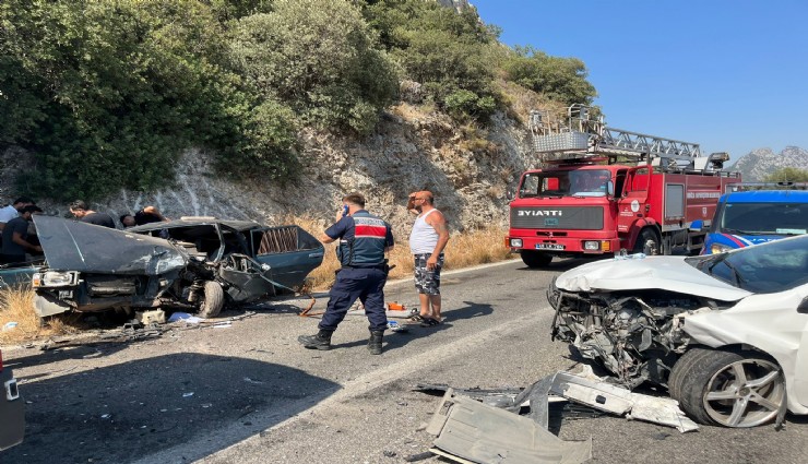 Milas'ta trafik kazası: 1 ölü, 5 yaralı