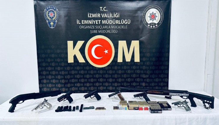 İzmir’de yasa dışı silah ticareti operasyonu: 1 tutuklama