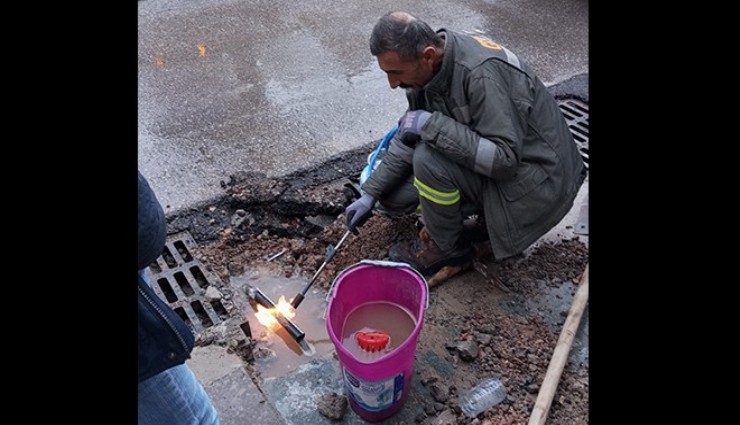 İki kişinin hayatını kaybettiği Alsancak’taki o noktada son çalışmayı elektrik şirketi yapmış