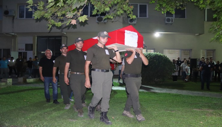 Kazada şehit olan Orman İşletme Müdürü için cenaze töreni düzenlendi