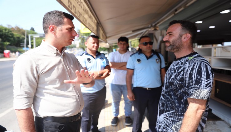 Konak zabıtasından İkiçeşmelik’te sıkı denetim