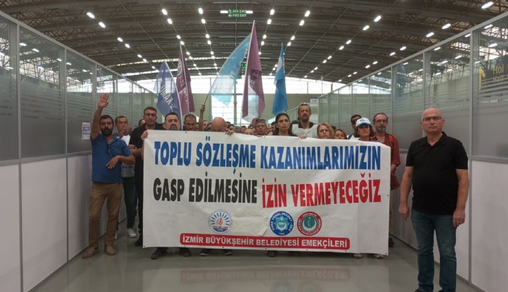 TİS Krizi devam ediyor, emekçiler eylemde: ''Tugay gözdağı veriyor''