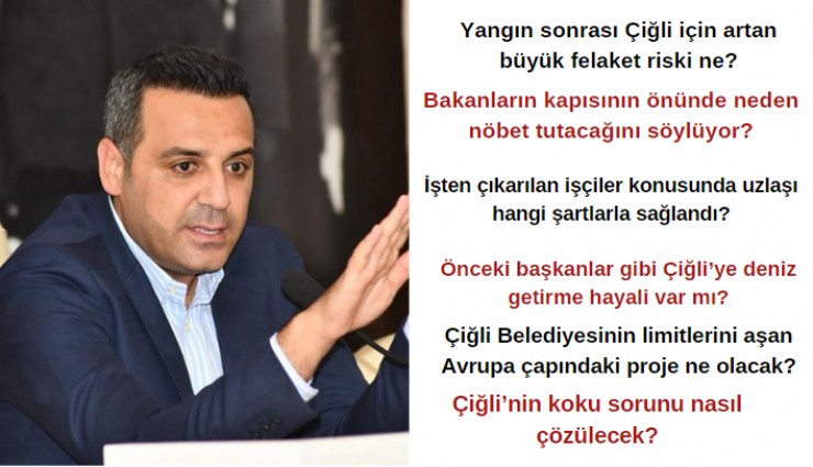 Çiğli Belediye Başkanı Onur Emrah Yıldız'dan  Egeli Gazete ve Egeli TV’ye önemli açıklamalar