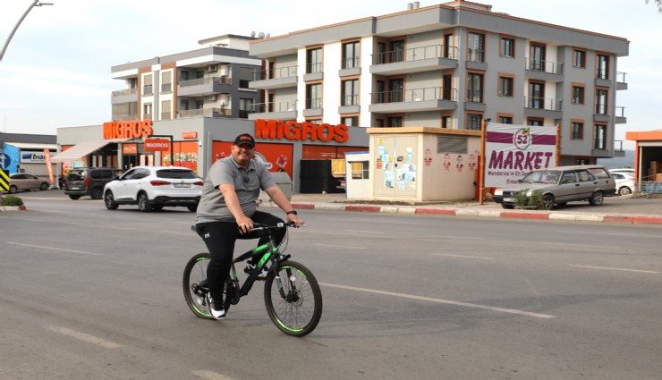 Başkan Çiçek pedal çevirdi