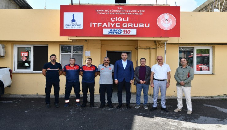 Başkan Yıldız’dan Çiğli itfaiyesine anlamlı ziyaret