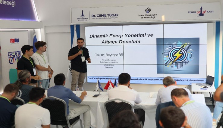 Create in İzmir Yaratıcı Kent Teknolojileri temalı Ideathon yapıldı