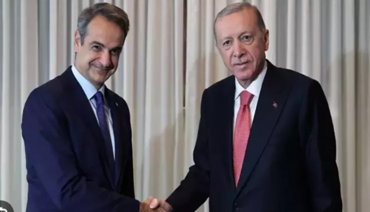 Cumhurbaşkanı Erdoğan, Yunanistan Başbakanı Miçotakis’i kabul etti