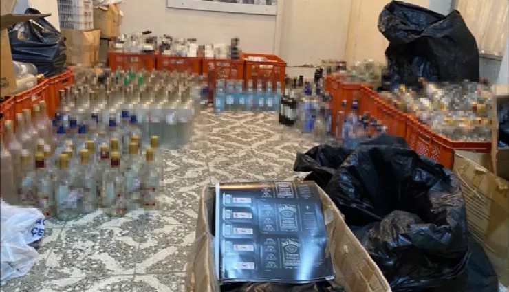 İzmir'de kaçak alkol operasyonu: 4 şüpheli tutuklandı