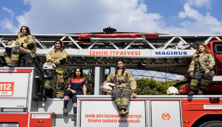 İzmir'in kadın ateş savaşçıları 24 saat göreve hazır