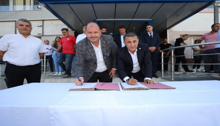 Menderes’te emekten yana sözleşmeler imzalandı
