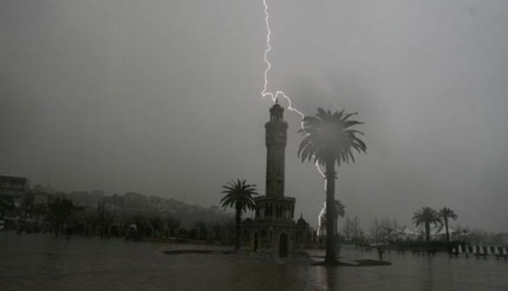 Meteoroloji'den İzmir ve Ege için kuvvetli sağanak yağış uyarısı