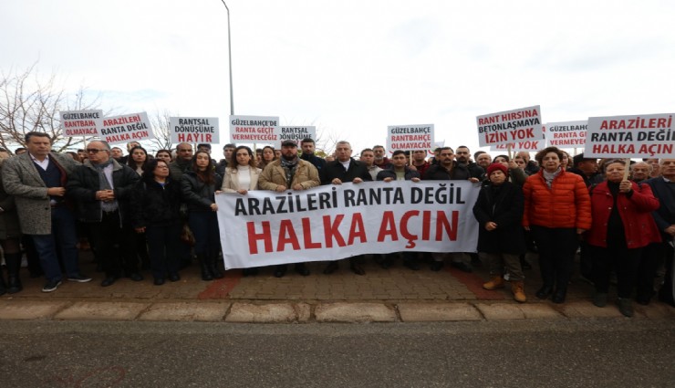 Başkan Günay, Güzelbahçe’nin parsel parsel satılmasına izin vermeyeceğiz’