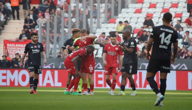 Beşiktaş Antalya'da galibiyeti koruyamadı: 1-1