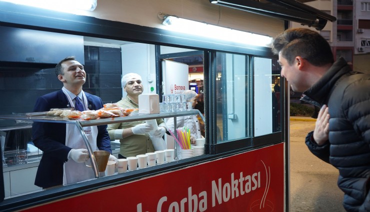 Bornova'da her sabah 1.000 kişiye çorba ikramı