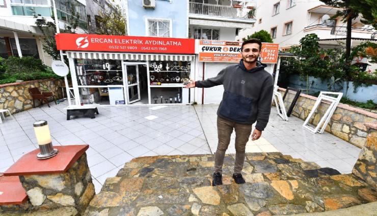 Büyükşehir’den Özdere’deki sel mağdurlarına yardım eli