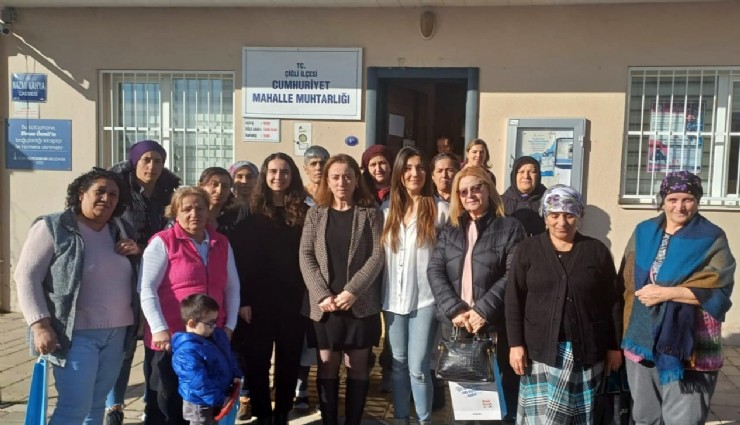 Çiğli Belediyesi'nden Kadın Sağlığına Destek: 'Mahalle Buluşmaları' Devam Ediyor