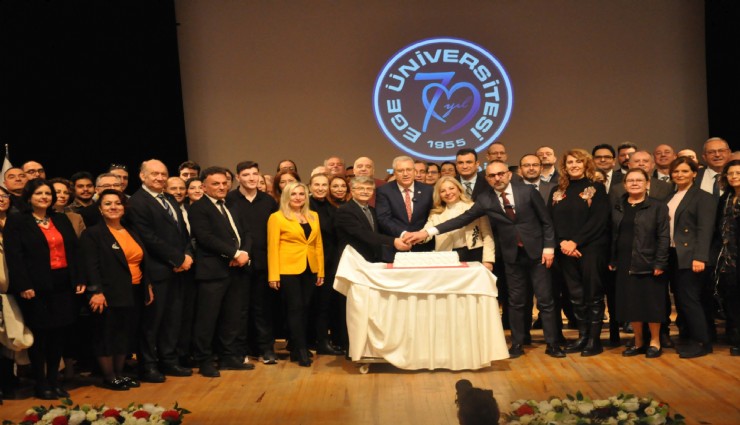 Ege Üniversitesinde 70’inci yıla özel logo tasarlandı