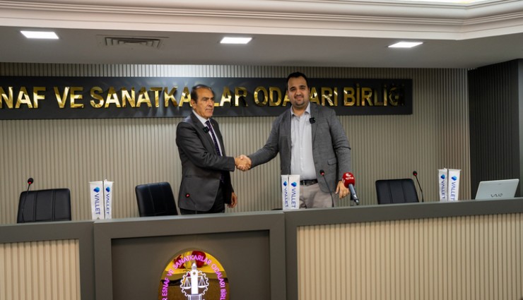 İzmir'de esnafın yüzü gülecek:İzmir Esnaf ve Sanatkarlar Odaları Birliği ile Vallet gücünü esnaf için birleştirdi