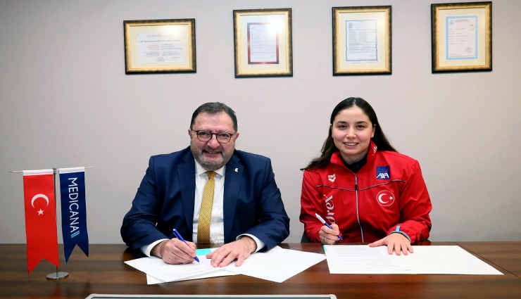 Medicana İzmir Hastanesi, başarılı yüzücü Bengisu Avcı'nın sağlık sponsoru oldu