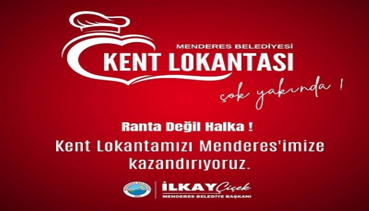 Menderes'te kent lokantası Ay Yıldız Park’a geliyor