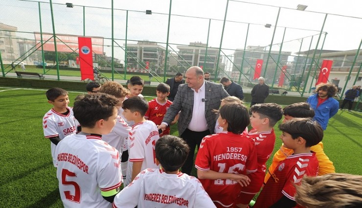 Menderes'te sahalar yenilendi
