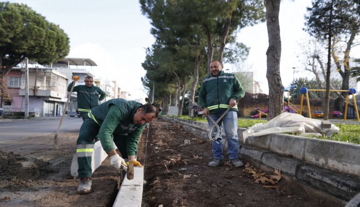 Yenilenen Konak: Asfalt ve kaldırım çalışmaları hız kesmiyor