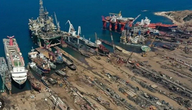 Aliağa’da tartışmalı konu rafa kalktı: Gemi söküm tesisine ÇED engeli
