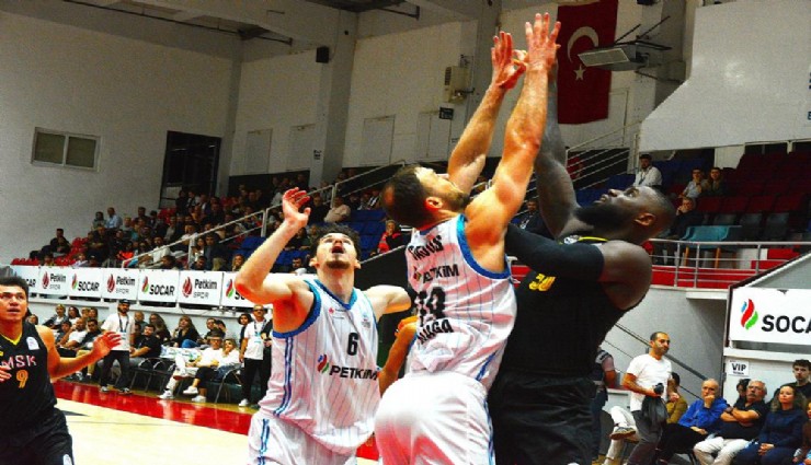 Basketbol Süper Ligi: Aliağa Petkim: 90 - Mersin Spor: 86