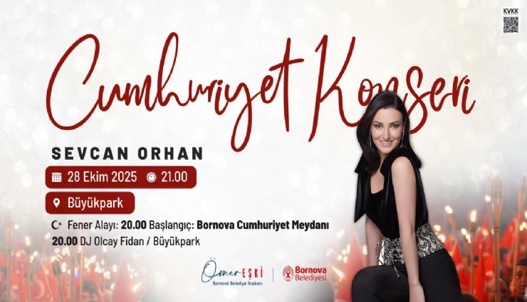 Bornova’da Cumhuriyet Bayramı’na coşkulu kutlama