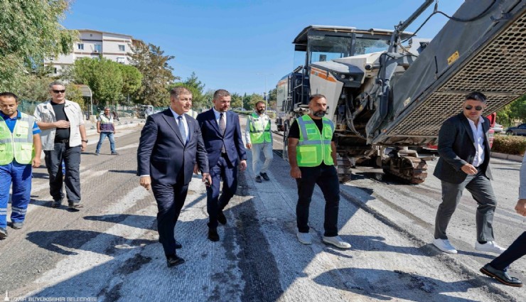 Buca’da tarihi asfalt yatırımı