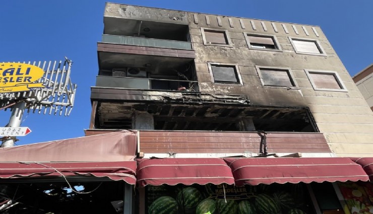 Buca'da yangın paniği: Maddi hasar meydana geldi