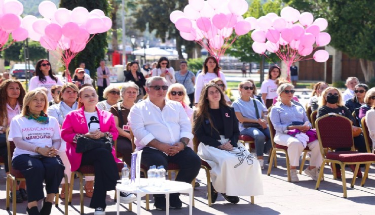 Çeşme’de sağlığa pembe adımlar atıldı