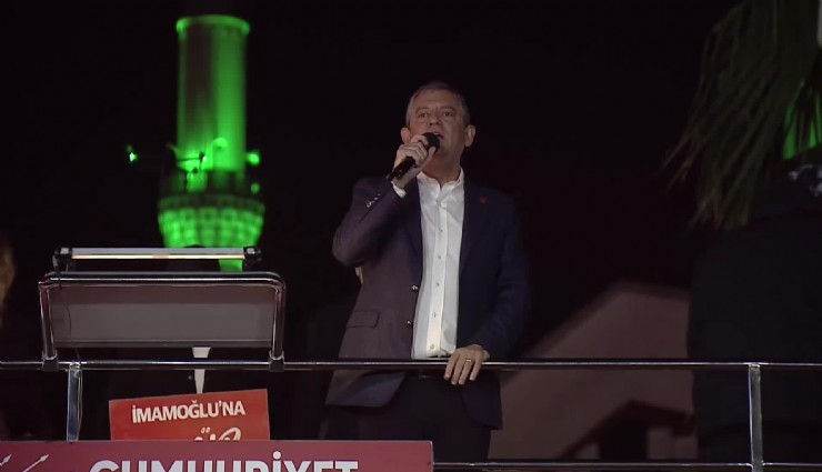 CHP lideri Özel Arnavutköy’de konuştu