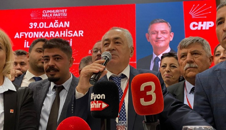 CHP'nin Afyonkarahisar İl Başkanı Hasan Karadeniz oldu