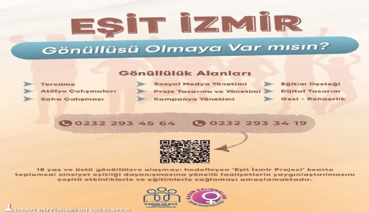 Eşit İzmir, gönüllülerini bekliyor