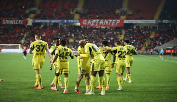 Fenerbahçe Gaziantep'te farka koştu: 0-4
