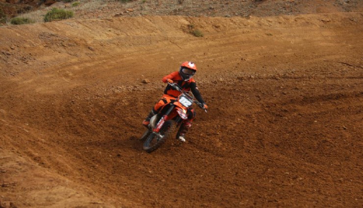 Fethiye'de motokros heyecanı